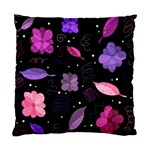 Purple and pink flowers  Standard Cushion Case (Two Sides)