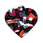 Fly away  Dog Tag Heart (One Side)
