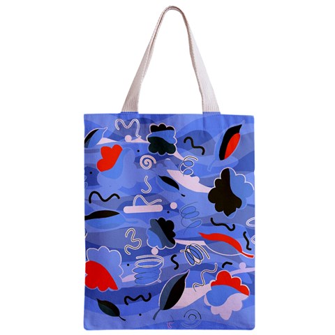 Sea Zipper Classic Tote Bag from ArtsNow.com Front