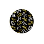 Elegance - yellow Hat Clip Ball Marker (10 pack)