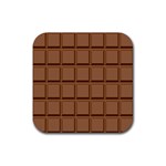 Chocolate Rubber Coaster (Square) 