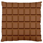 Chocolate Large Flano Cushion Case (One Side)