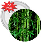 Bamboo Pattern Tree 3  Buttons (100 pack) 