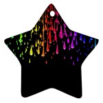 Color Rainbow Ornament (Star) 