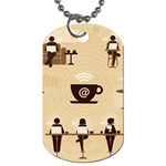 Coffee Ofice Work Commmerce Dog Tag (Two Sides)