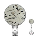 Coffe Cup Stainless Steel Nurses Watch