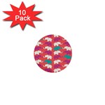 Elephant 1  Mini Buttons (10 pack) 