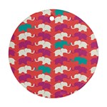 Elephant Round Ornament (Two Sides) 