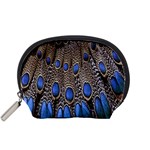 Feathers Peacock Light Accessory Pouches (Small) 