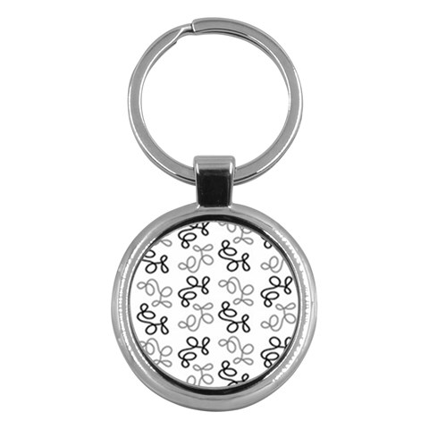 Gray elegance  Key Chains (Round)  from ArtsNow.com Front
