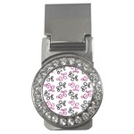 Magenta elegance  Money Clips (CZ) 