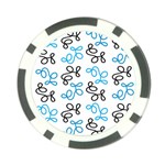 Blue elegance  Poker Chip Card Guards