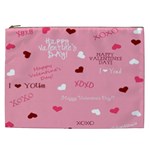 Happy Valentines Day Cosmetic Bag (XXL) 