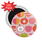 Pink Delicious Organic Canvas 2.25  Magnets (100 pack) 