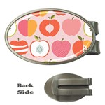 Pink Delicious Organic Canvas Money Clips (Oval) 