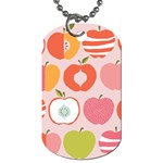 Pink Delicious Organic Canvas Dog Tag (One Side)