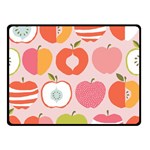 Pink Delicious Organic Canvas Double Sided Fleece Blanket (Small) 