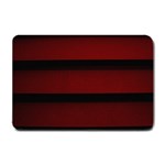 Line Red Black Small Doormat 