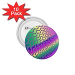 Line Colour Wiggles 1.75  Buttons (10 pack)