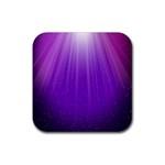 Purple Colors Fullcolor Rubber Coaster (Square) 