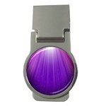 Purple Colors Fullcolor Money Clips (Round) 