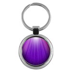 Purple Colors Fullcolor Key Chains (Round) 