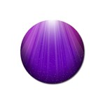 Purple Colors Fullcolor Magnet 3  (Round)