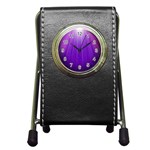 Purple Colors Fullcolor Pen Holder Desk Clocks