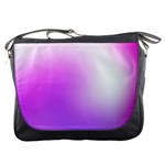 Purple White Background Bright Spots Messenger Bags