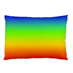 Rainbow Blue Green Pink Orange Pillow Case