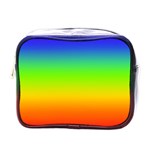 Rainbow Blue Green Pink Orange Mini Toiletries Bags