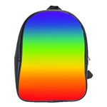 Rainbow Blue Green Pink Orange School Bags (XL) 