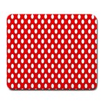Red Circular Pattern Large Mousepads