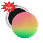 The Walls Pink Green Yellow 2.25  Magnets (10 pack) 