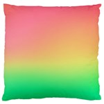 The Walls Pink Green Yellow Standard Flano Cushion Case (Two Sides)