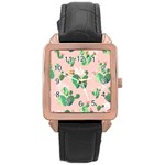 Thorn Rose Gold Leather Watch 