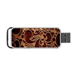 Tekstura Twigs Chocolate Color Portable USB Flash (Two Sides)