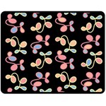 Elegant garden Double Sided Fleece Blanket (Medium) 