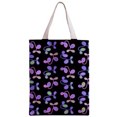 Purple garden Zipper Classic Tote Bag from ArtsNow.com Front