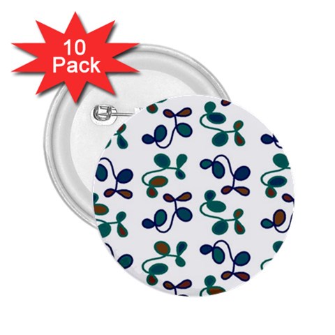 Green garden 2.25  Buttons (10 pack)  from ArtsNow.com Front