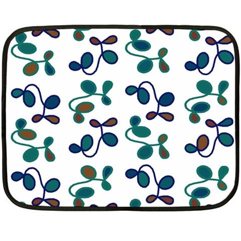 Green garden Fleece Blanket (Mini) from ArtsNow.com 35 x27  Blanket