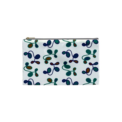 Green garden Cosmetic Bag (Small)  from ArtsNow.com Front
