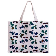 Green garden Zipper Mini Tote Bag from ArtsNow.com Back