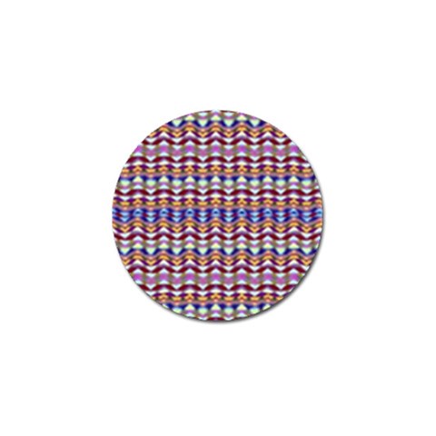 Ethnic Colorful Pattern Golf Ball Marker from ArtsNow.com Front