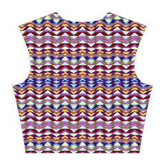Ethnic Colorful Pattern Cotton Crop Top from ArtsNow.com Back