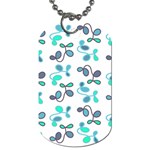 Blue garden Dog Tag (Two Sides)