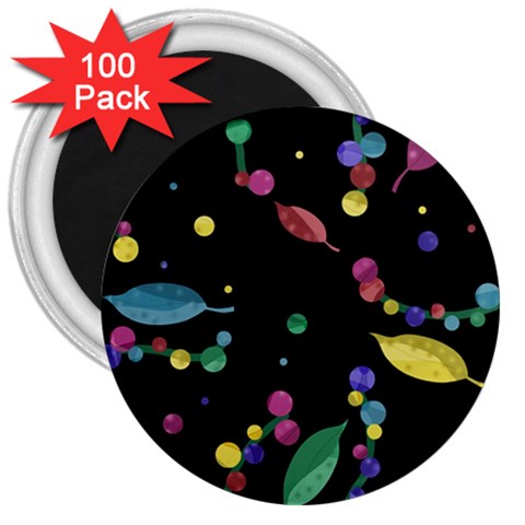 Space garden 3  Magnets (100 pack) from ArtsNow.com Front