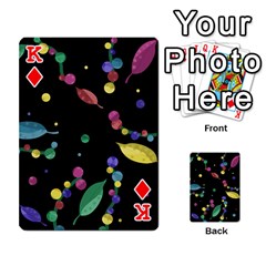 King Space garden Playing Cards 54 Designs  from ArtsNow.com Front - DiamondK
