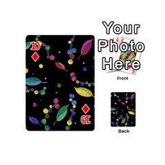 Space garden Playing Cards 54 (Mini)  from ArtsNow.com Front - Diamond10