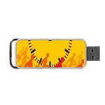 Work Run Portable USB Flash (One Side)